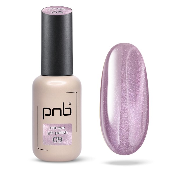 Магнитен гел лак "Очарователна котка" PNB 8 мл 09 Pearl Chiffon